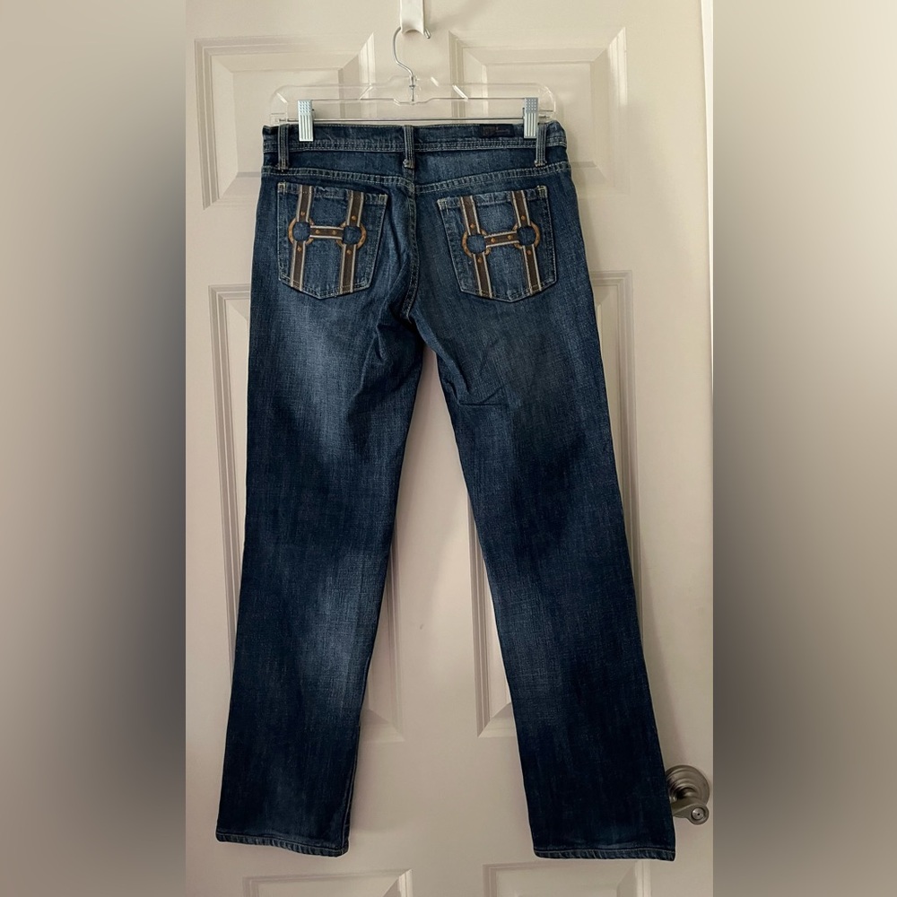 Citizens of Humanity Faye #184 Stretch Low Waist Blue Jeans Patch pocket 28